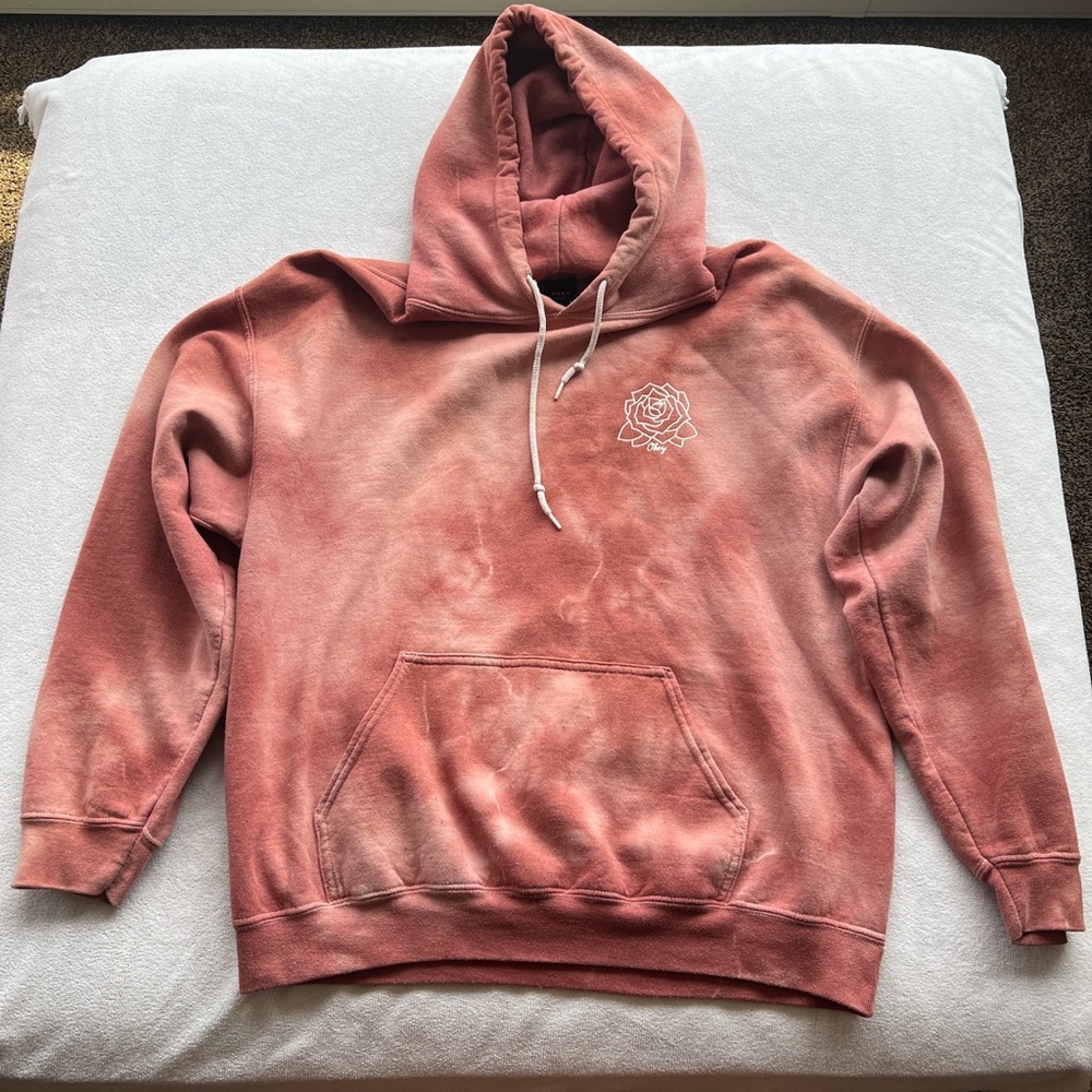 🌹 Dusty Rose 🌹 Obey Hoodie Sweatshirt